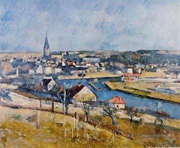 Ile de France Landschaft 2 Paul Cezanne Ölgemälde